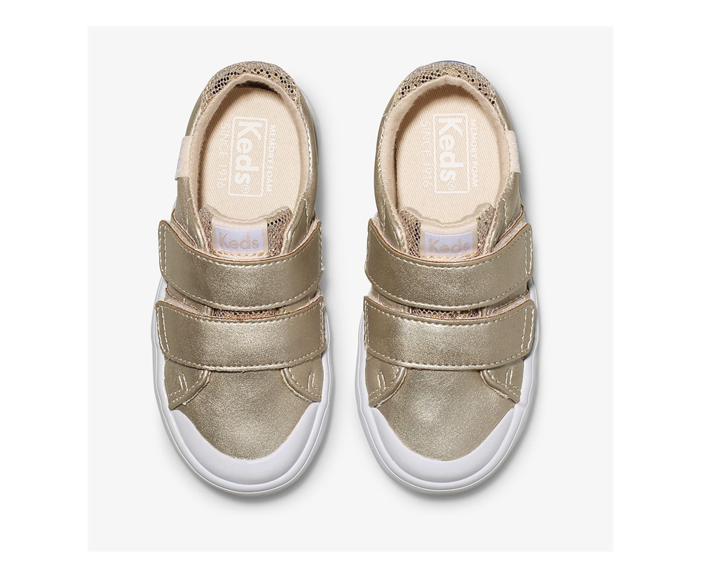 Keds Slip Ons Kinder Rosa Gold - Courtney - KGX-467289